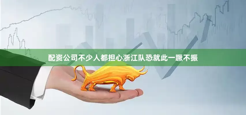 配资公司不少人都担心浙江队恐就此一蹶不振